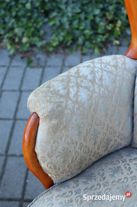 ARTexpert Zestaw sofa 2 fotele Ludwik berżera Dobrzany