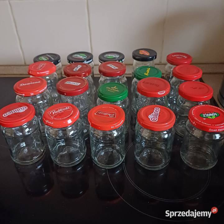 Słoiczki słoiki małe z nakrętkami 20 Wyposażenie wnętrz Sieradz sprzedam