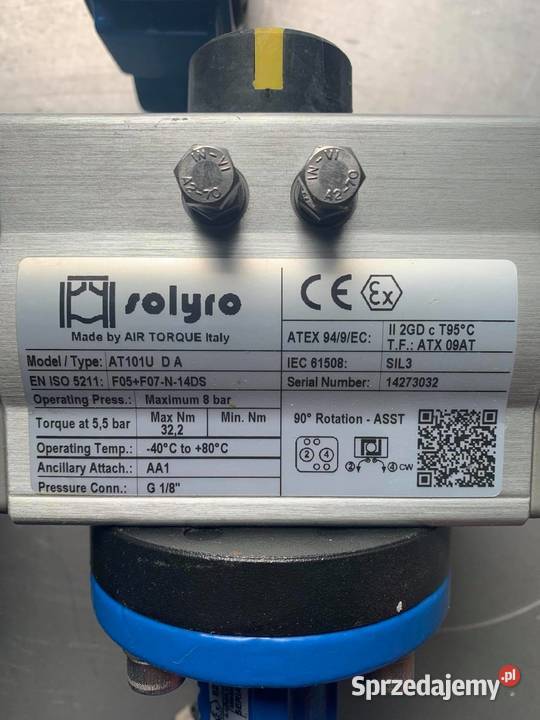 Air Torque AT101U D A Pneumatisch Stellmotor
