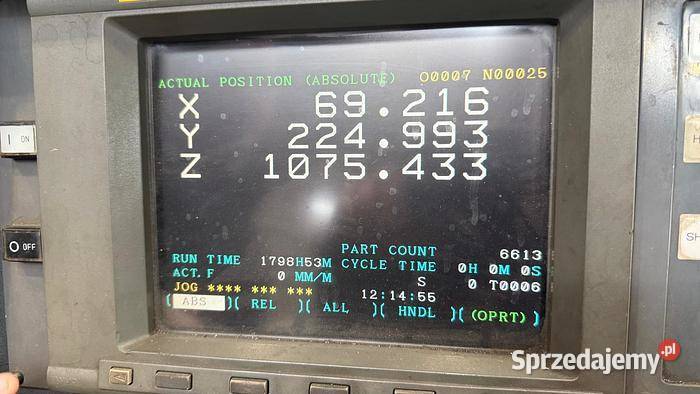 Bramowe pionowe centrum obróbcze Johnford śląskie Tarnowskie Góry sprzedam