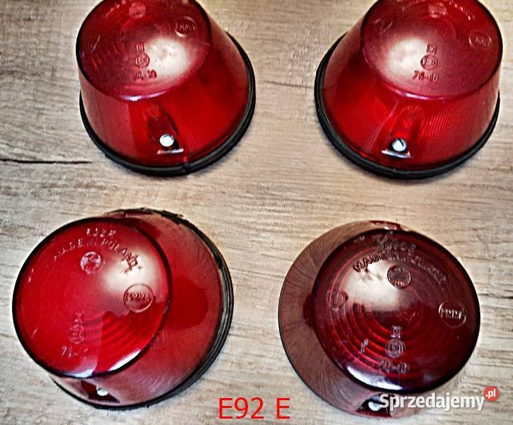 Lampa lampy stop czerwone klosz E 92E E93D z lat wielkopolskie