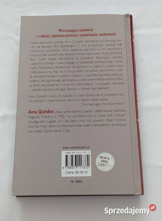 POSIADŁOŚĆ BLESSINGÓW Anna Quindlen podlaskie Hajnówka