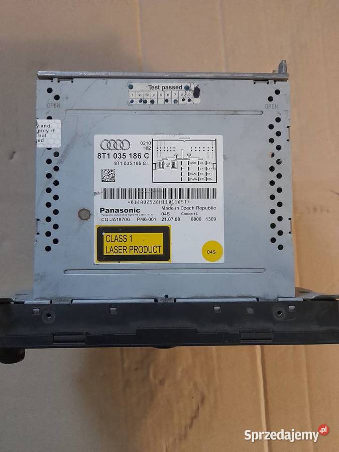 AUDI A4 B8 A5 8T RADIO CD CONCERT 8T1035186C EU osobowe Motoryzacja sprzedam