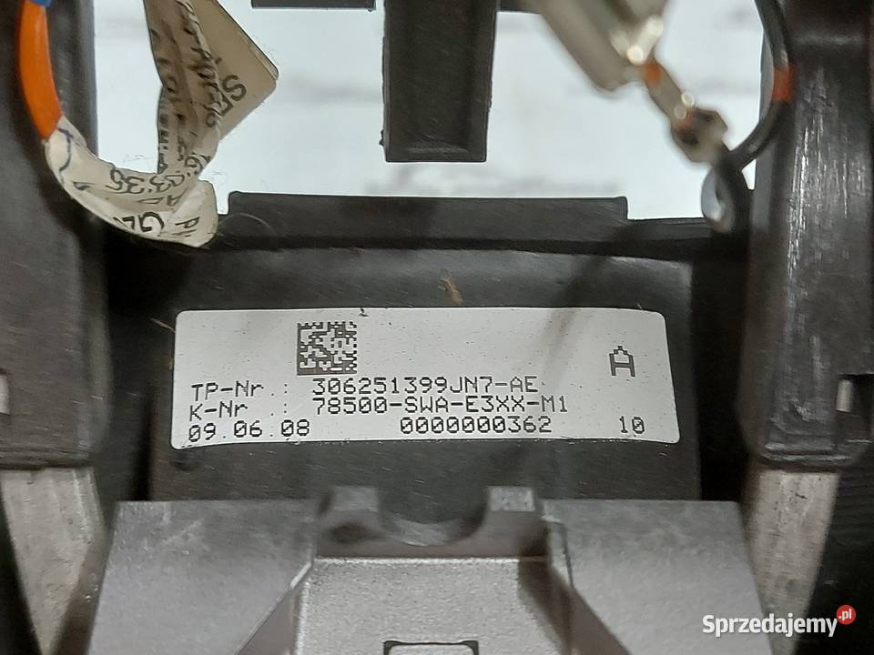 HONDA CRV III kierownica 78500SWAE3XXM1 osobowe Kierownice świętokrzyskie Kielce