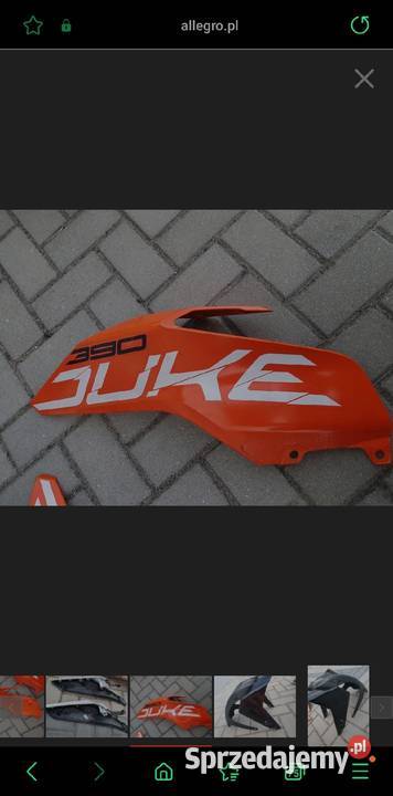 KTM 390 duke owiewka panel licznik błotnik Pozostałe