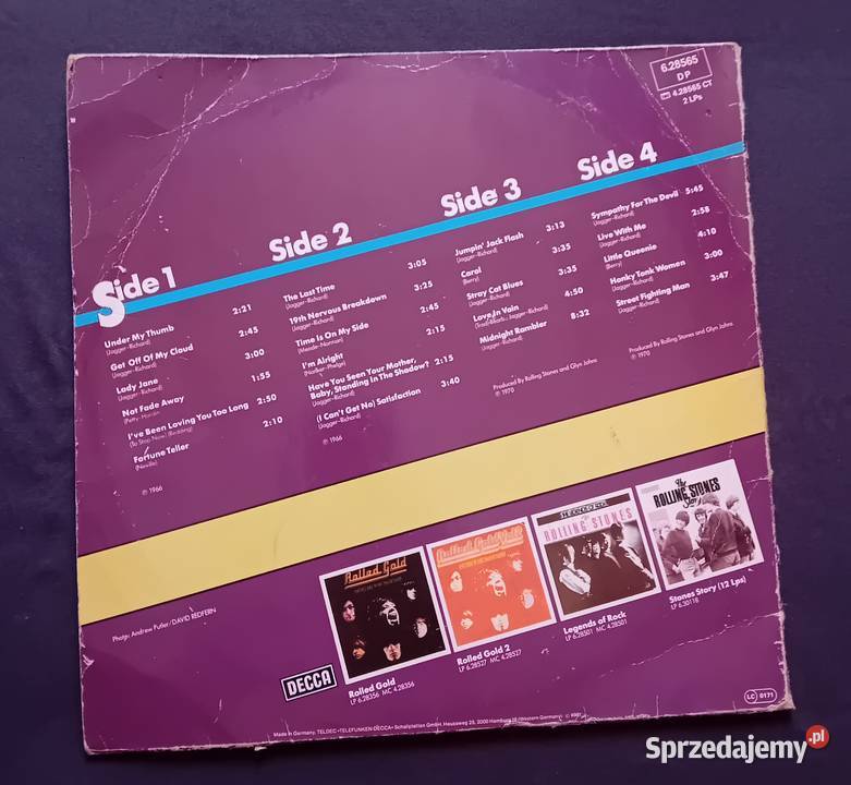 The Rolling Stones In Concert 2 LPs Decca 1981 r Płyty i kasety