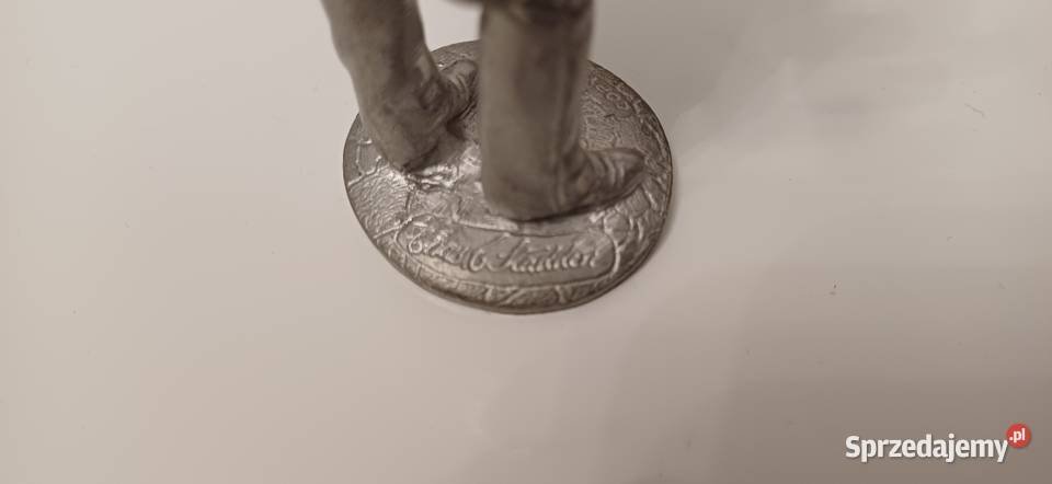 Cynowa figurka kanoniera Warszawa