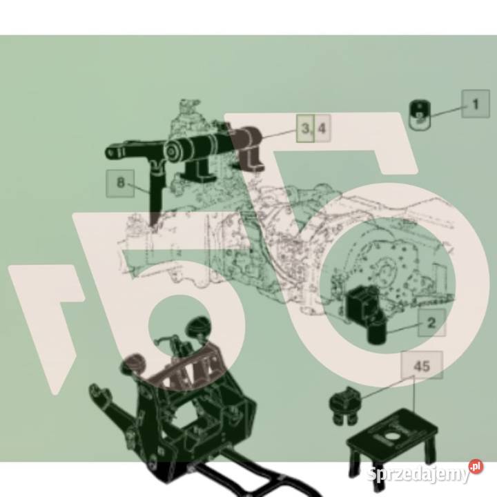 Ramię R176710 R244965 Tylny Podnośnik RE241918 wielkopolskie sprzedam