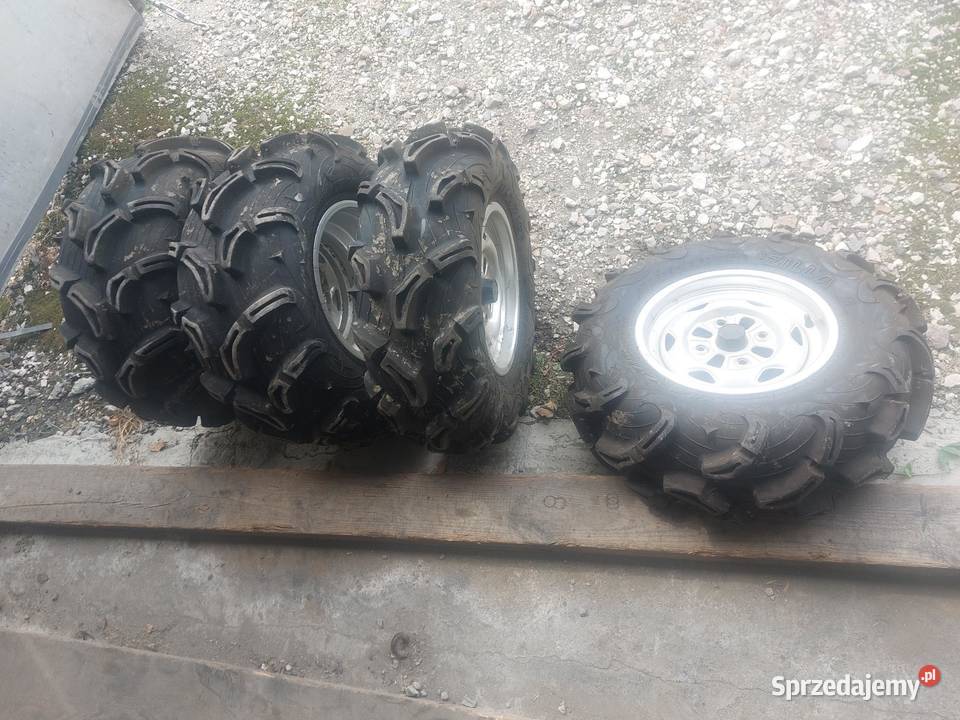 Opony Maxxis Zilla 26x11r12 26x9r12 felgi 4x110 mazowieckie Ołtarzew sprzedam