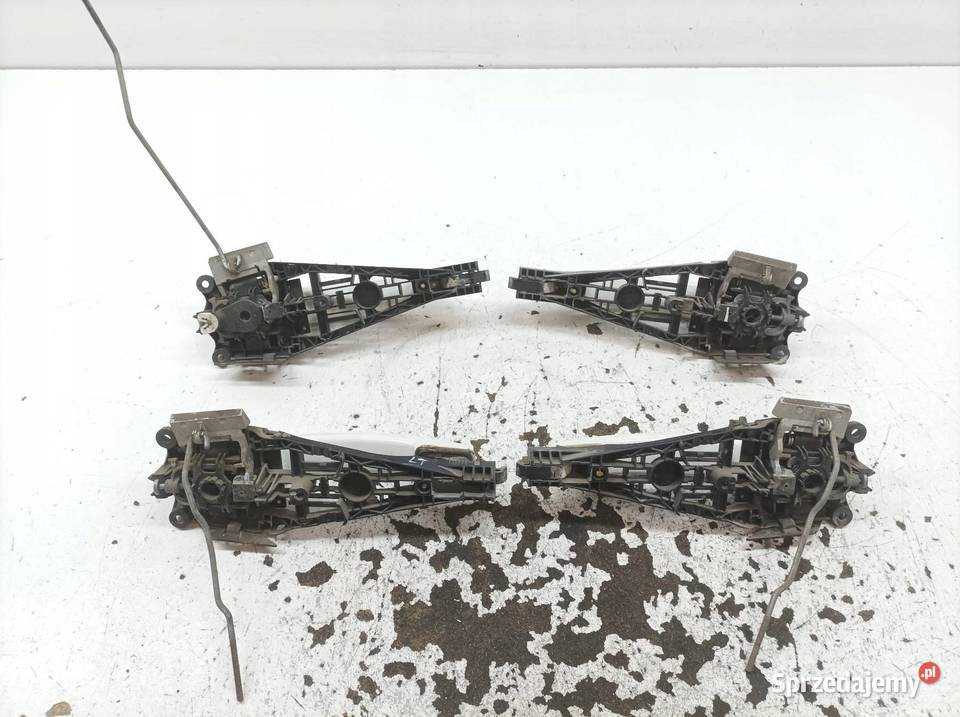 KLAMKA ZEWNĘTRZNA LEWA PRAWA PRZÓD TYŁ KOMPLET Klamki