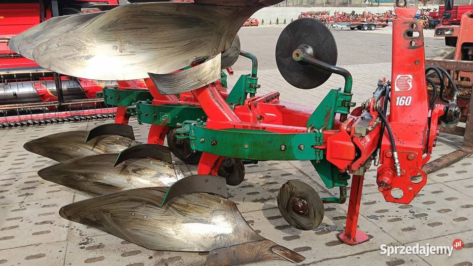 Pług kverneland 3skiby resor b ładny stan 16 nieuszkodzony