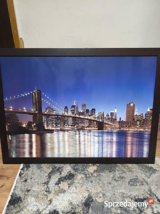 Piękny nowy duży obraz olejny malowany na dykcie Pozostałe Kielce