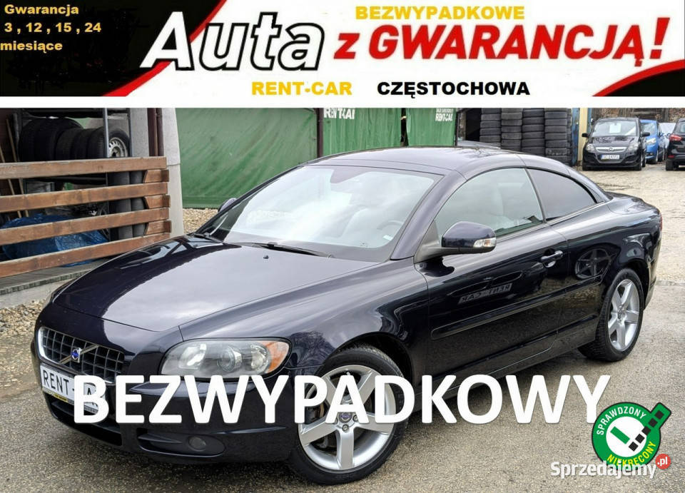 Volvo C70 20D136OPŁACONYBezwypadkowy Klimatronik podgrzewane fotele C70 Częstochowa