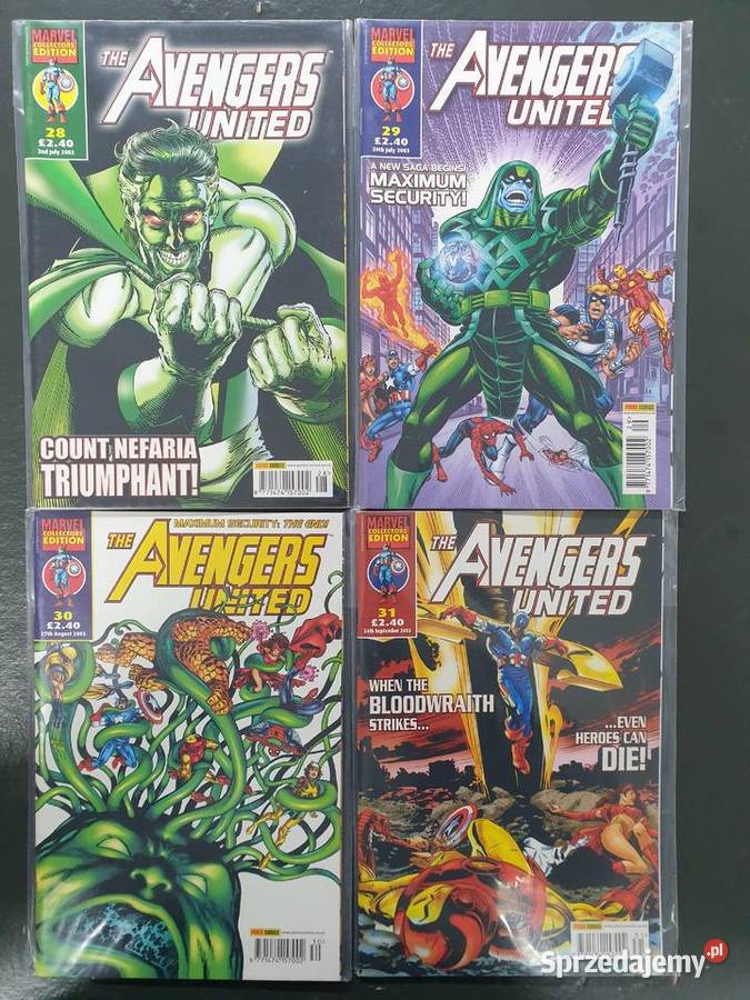 The Avengers United 29 komiksów Marvel język Gdynia