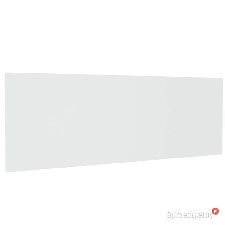 Zagłówek łóżka ścienny biały 240x15x80 WM811052