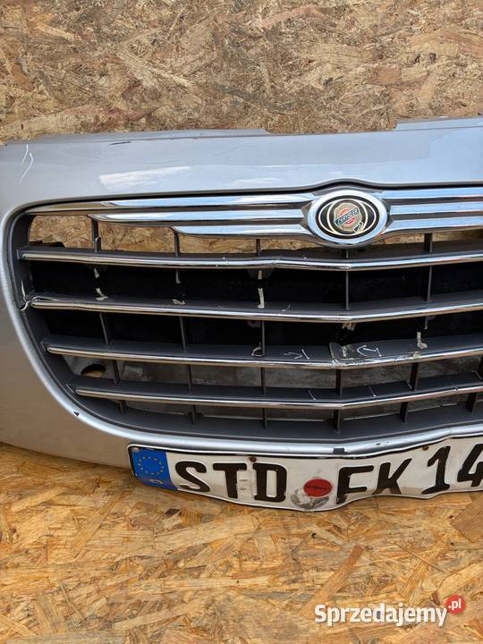 Chrysler sebring srebrny cabrio ZDERZAK PRZÓD Słowikowo