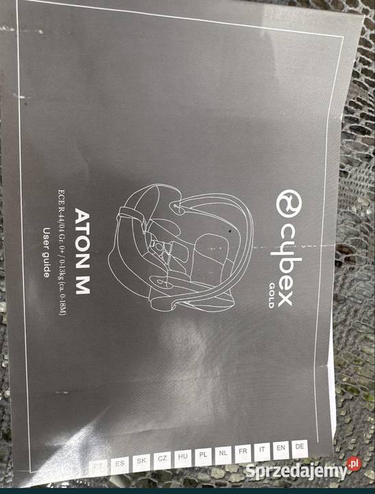 Nosidełko fotelik Cybex Aton M 0-12kg Lubań sprzedam