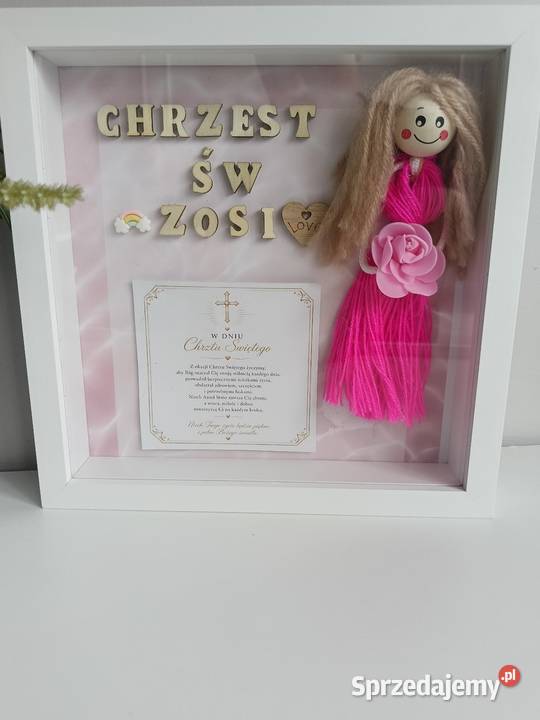 Personalizowana Ramka 3D na roczek urodziny śląskie Poręba sprzedam