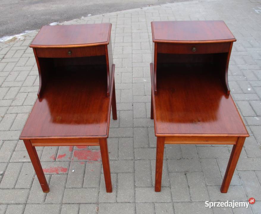 Para stolików nocnychSzwecja lata 60
