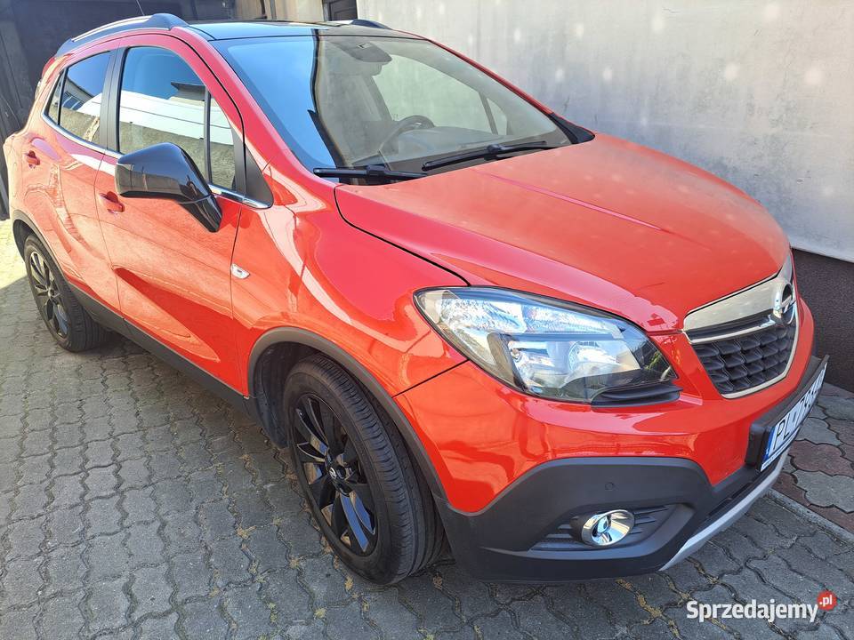 Opel Mokka wyglad niski przebieg ksiazka czujnik parkowania Leszno