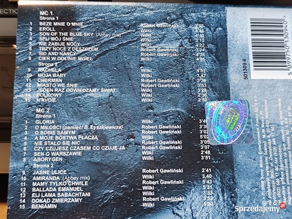 2 kasety Wilki i Robert Gawliński Największe sprzedam
