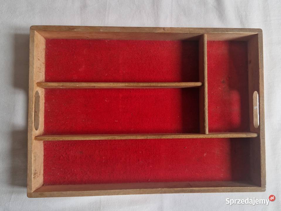 Drewniany wkład do szuflady organizer na sztućce Warszawa