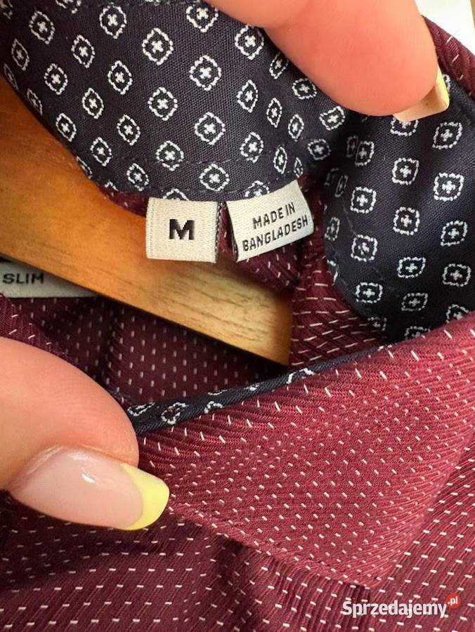 Jack Jones koszula bordowa rM Kalwaria Zebrzydowska