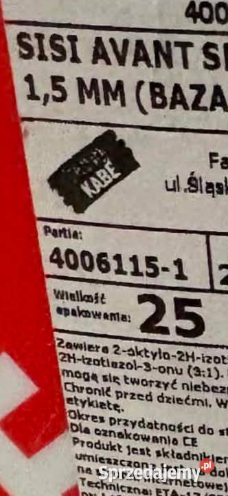 Klej elewacyjny i tynk sylikonowy do elewacji Kleje Łódź sprzedam