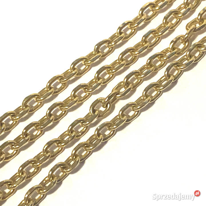 Złoty ŁAŃCUSZEK damski 18K piękny kuty ANKIER 53 Warszawa