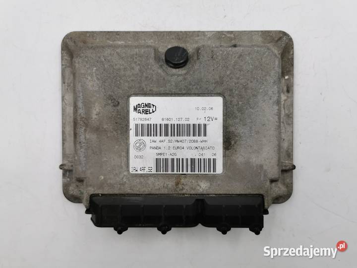 Sterownik Silnika Fiat Panda II 12 8v 51782647 Wyszków sprzedam
