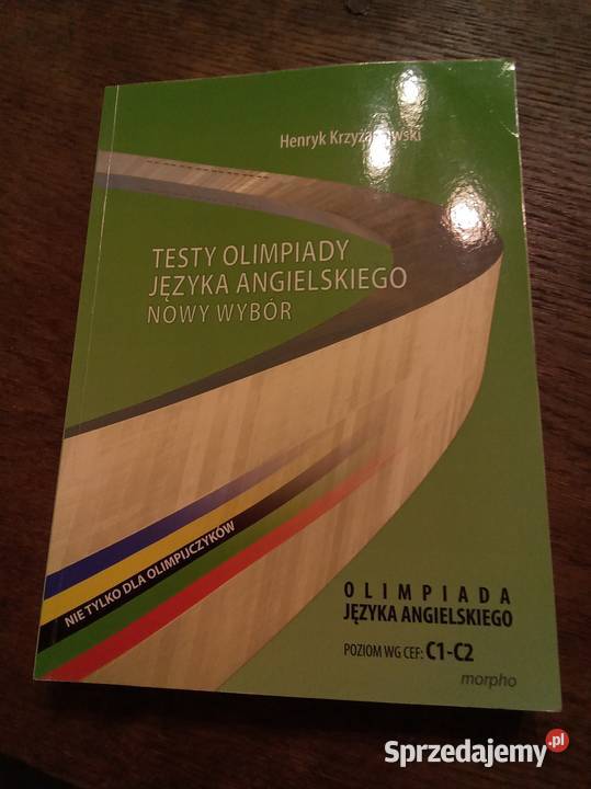 Testy olimpiady języka angielskiego Krzyżanowski Warszawa sprzedam