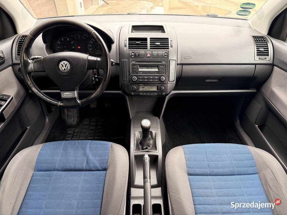 VW Polo 14 80 2007 Klimatronic tempomat PDC hak wspomaganie kierownicy śląskie Będzin
