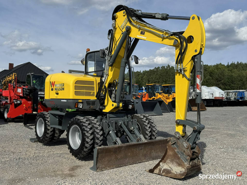 kołowa Wacker Neuson EW100 Pług Podpory 10 ton Widełki