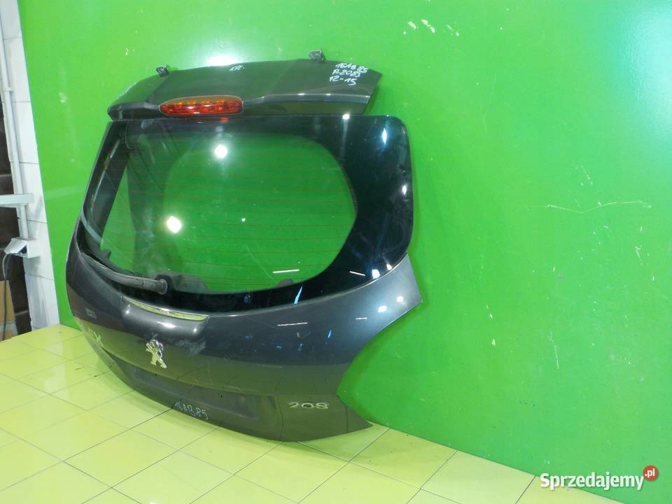 PEUGEOT 208 I 14 EHDI 13r HB 5D klapa tyl osobowe Klapy bagażnika Suków