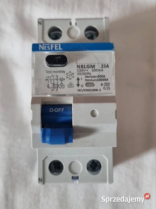 Wyłącznik różnicowoprądowy Rożnicówka 25A003A