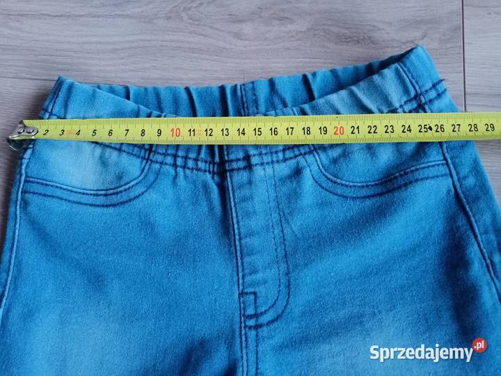 Spodnie jeansowe rurki dziewczęce 116 Płock sprzedam