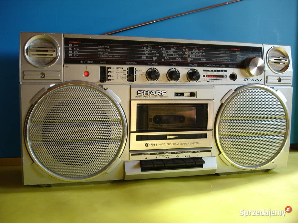 Radiomagnetofon SHARP GF5757HG Zielona Góra sprzedam