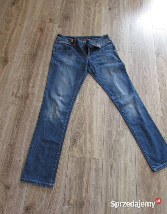 jenasy DENIM 40 L proste niebieski Kraków
