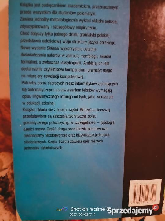 Składnia współczesnego języka polskiego unikat Warszawa