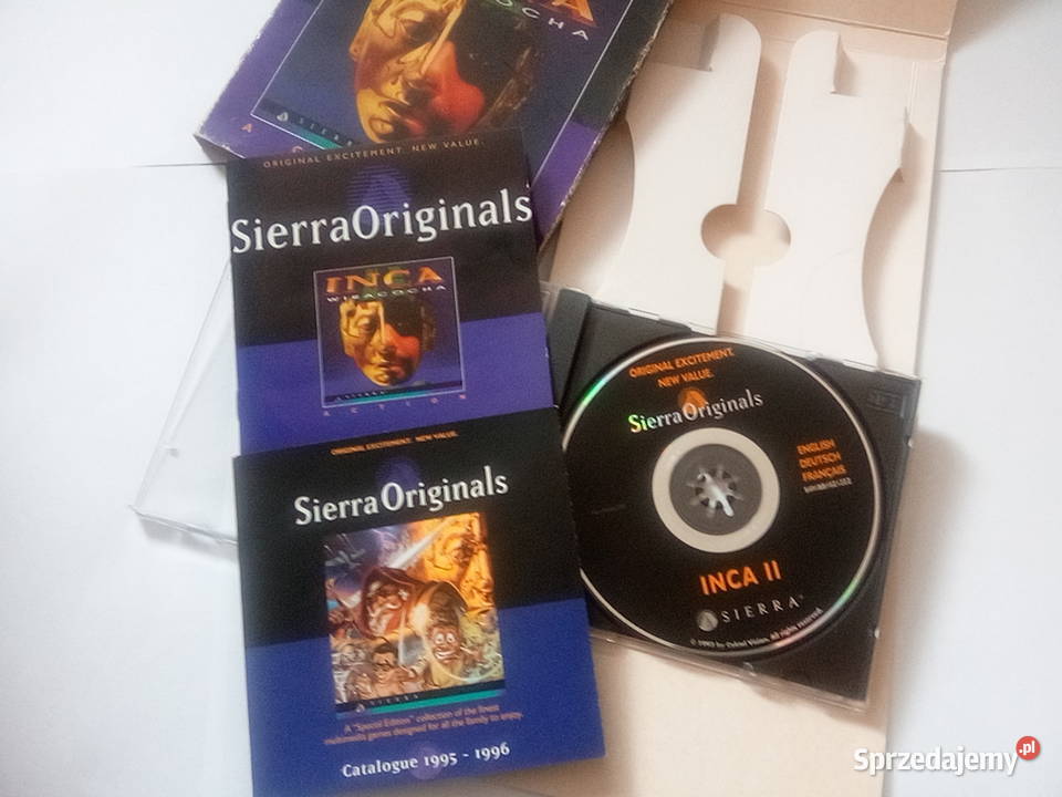 Sprzedam gre Sierra Originals INCA 2 Specjalna śląskie Wodzisław Śląski