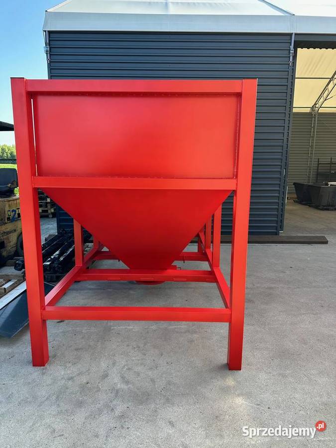 Kosz Zasypowy workownica bufor zasobnik 6m3 Magazynowanie łódzkie Niedrzew Pierwszy