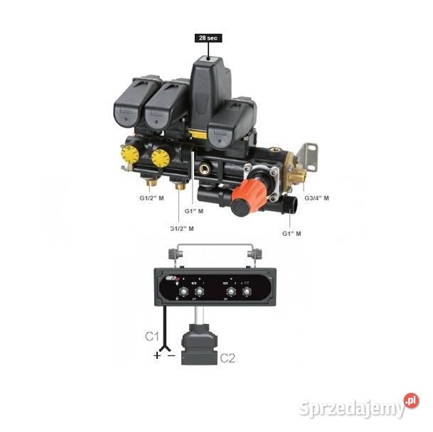 Sterowanie elektryczne 2 sekcje opryskiwacz sadowniczy Grójec Sprzedajemy pl