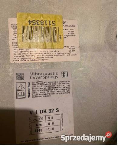 Nowe poduszki do naczepy KRONE na bębnach Częstochowa