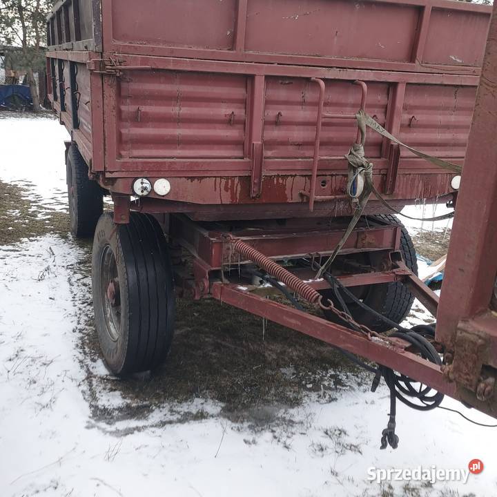 Sprzedam dwie przyczepy rolnicze Autosan d55 mazowieckie sprzedam