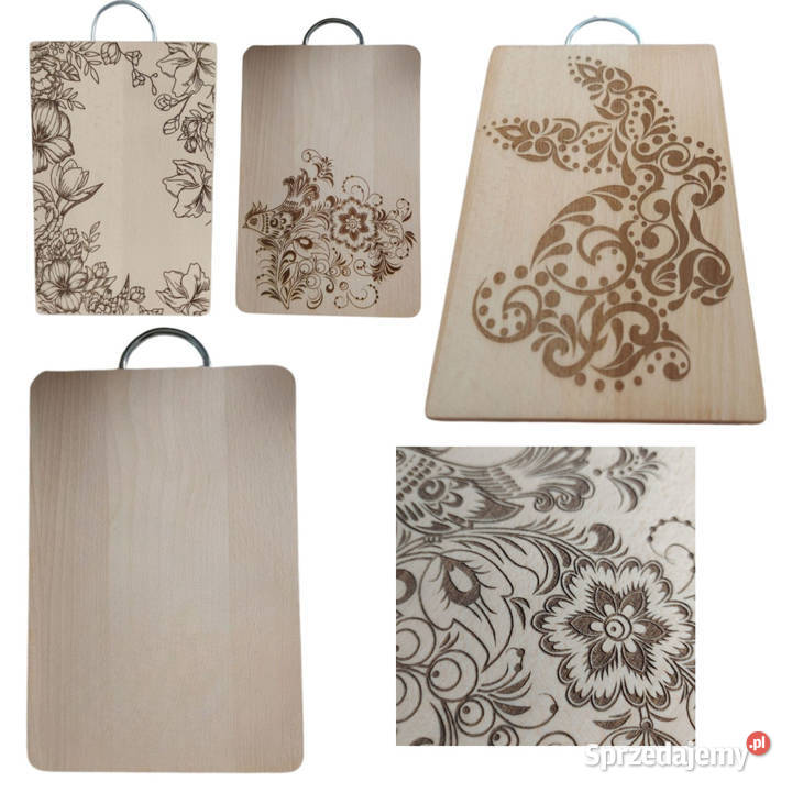 Deska do krojenia z uchwytem personalizowana Tworkowa