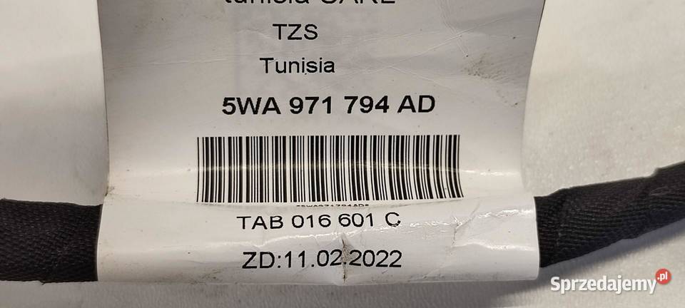 VW TAYRON WIĄZKA ROZRUSZNIKA 5WA971794AD