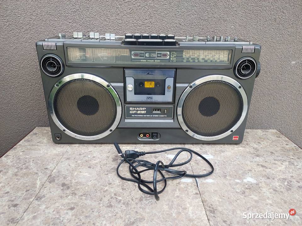 Stary radiomagnetofon boombox Sharp GF9191 HB Pozostałe Tczew