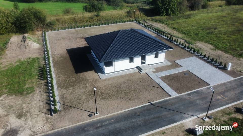 Nowy dom parterowy 105m2 na zamkniętym osiedlu Myślibórz