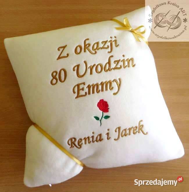 Prezent okrągłe 80 URODZINY osiemdziesiątkę kujawsko-pomorskie Toruń