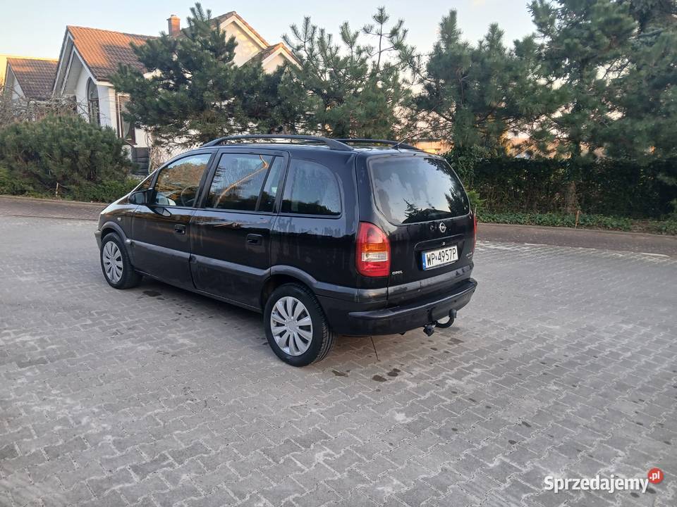 Opel Zafira z Hakiem i długimi opłatami 2002r 20 klimatyzacja mazowieckie Płock